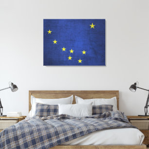 Toile Indicateur de l'état de l'Alaska