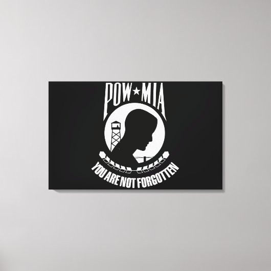 Toile Indicateur POW-MIA (Recto)