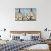 Toile Indiens du Nord-Ouest - Appel d'amour du chef et h (Insitu(Chambre))