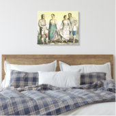 Toile Indiens Michoacan en costume traditionnel, Mexique (Insitu(Chambre))