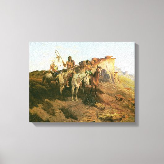 Toile Indiens vintages, Prowlers of the Prairie, Seltzer (Recto)