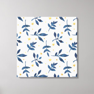Toile Indigo avec des faux étoiles