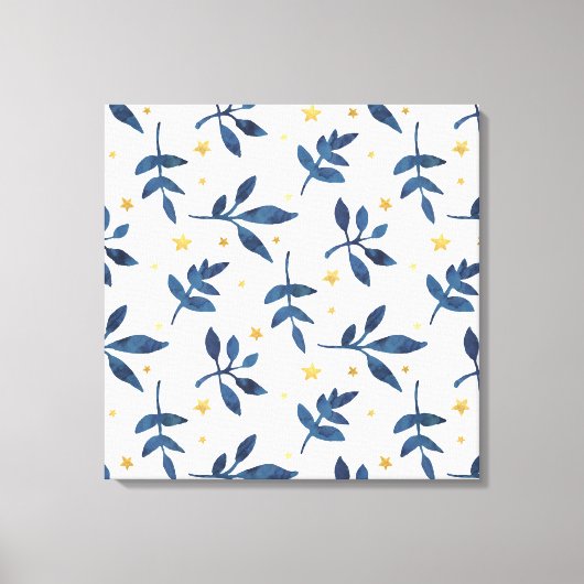 Toile Indigo avec des faux étoiles (Recto)