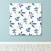 Toile Indigo avec des faux étoiles (Insitu (Plancher de Bois))