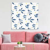 Toile Indigo avec des faux étoiles (Insitu(Salon))