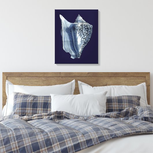 Toile Indigo Shells I (Insitu(Chambre))