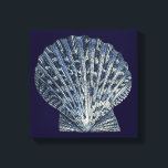 Toile Indigo Shells VIII<br><div class="desc">Marine</div>