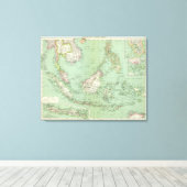 Toile Indonésie, Malaisie (Insitu (Plancher de Bois))