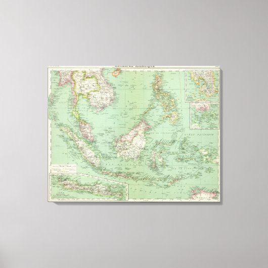 Toile Indonésie, Malaisie (Recto)