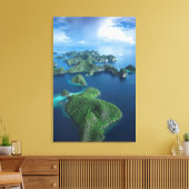 Toile Indonésie, Papouasie occidentale. Aerial of Raja A (Insitu(Salon))