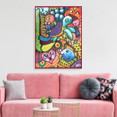 Toile InFancy By Squid Fear City (Insitu(Salon))