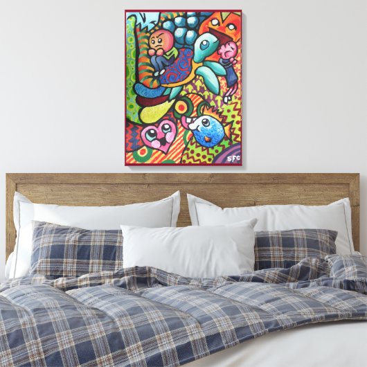 Toile InFancy By Squid Fear City (Insitu(Chambre))