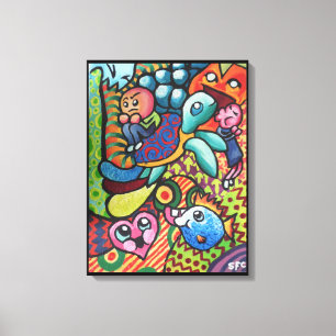 Toile InFancy By Squid Fear City