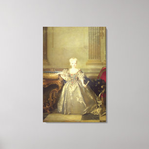 Toile Infanta Maria Ana Victoria de Borbón, 1724 (huile