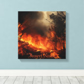Toile Inferno (Insitu (Plancher de Bois))