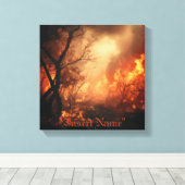 Toile Inferno (Insitu (Plancher de Bois))