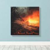 Toile Inferno (Insitu (Plancher de Bois))