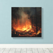 Toile Inferno (Insitu (Plancher de Bois))