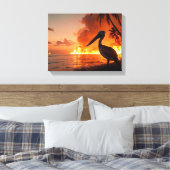 Toile Inferno côtier d'observation du pélican (Insitu(Chambre))