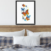 Toile Infinité de papillons monarques (Insitu(Chambre))