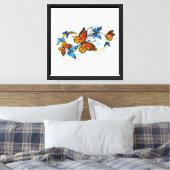 Toile Infinité de papillons monarques (Insitu(Chambre))