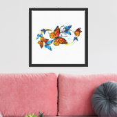 Toile Infinité de papillons monarques (Insitu(Salon))