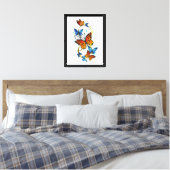 Toile Infinité de papillons monarques (Insitu(Chambre))