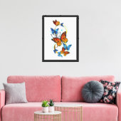 Toile Infinité de papillons monarques (Insitu(Salon))