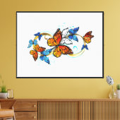 Toile Infinité de papillons monarques (Insitu(Salon))
