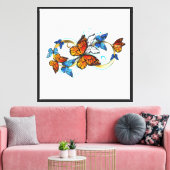 Toile Infinité de papillons monarques (Insitu(Salon))