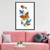 Toile Infinité de papillons monarques (Insitu(Salon))