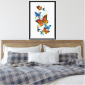 Toile Infinité de papillons monarques (Insitu(Chambre))