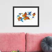 Toile Infinité de papillons monarques (Insitu(Salon))