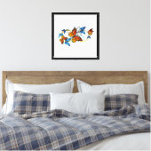 Toile Infinité de papillons monarques (Insitu(Chambre))