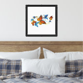 Toile Infinité de papillons monarques (Insitu(Chambre))