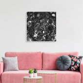 Toile Infinité noire et blanche (Insitu(Salon))