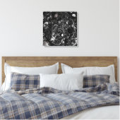 Toile Infinité noire et blanche (Insitu(Chambre))