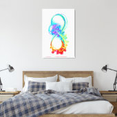 Toile Infinity avec Rainbow Jellyfish (Insitu(Chambre))