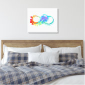 Toile Infinity avec Rainbow Jellyfish (Insitu(Chambre))