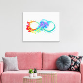 Toile Infinity avec Rainbow Jellyfish (Insitu(Salon))