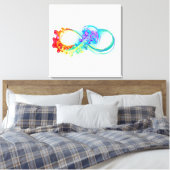 Toile Infinity avec Rainbow Jellyfish (Insitu(Chambre))