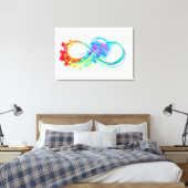 Toile Infinity avec Rainbow Jellyfish (Insitu(Chambre))