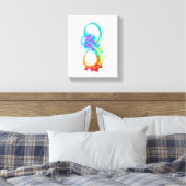 Toile Infinity avec Rainbow Jellyfish (Insitu(Chambre))