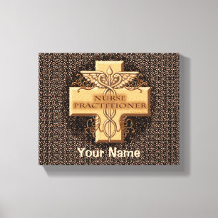 Toile Infirmier praticien Cross Caduceus
