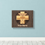 Toile Infirmier praticien Cross Caduceus (Insitu (Plancher de Bois))