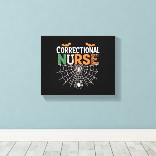 Toile Infirmière correctionnelle Halloween Citrouille cl (Insitu (Plancher de Bois))