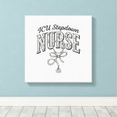 Toile Infirmière de réanimation Stepdown Stéthoscope flo (Insitu (Plancher de Bois))