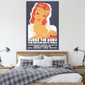 Toile Infirmière du bébé (Insitu(Chambre))