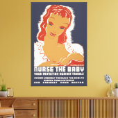 Toile Infirmière du bébé (Insitu(Salon))