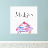 Toile Infirmière personnalisée en aquarelle (Insitu (Plancher de Bois))